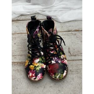 Piper Doodle Brand Floral Boots Size 10 Slight Wear Toddler Girls